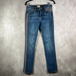 Driftwood Audrey Jeans Womens Size 26 Blue Dark Wash‎ Denim Classic Fit Skinny